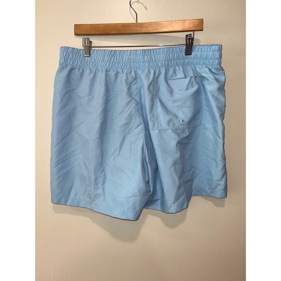 Adidas Mens Light Blue Swim Shorts‎ With Elastic Waistband & Pocket NWD - Picture 3 of 10